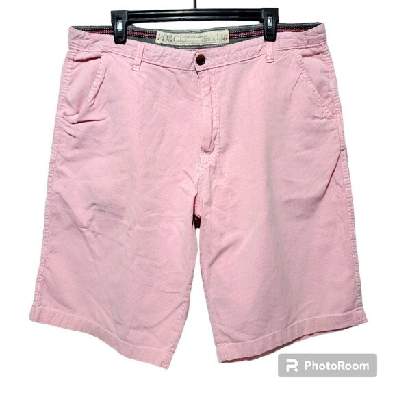 Paper Denim and Cloth PD&C Shorts Pink Seersucker 38 - Picture 1 of 4
